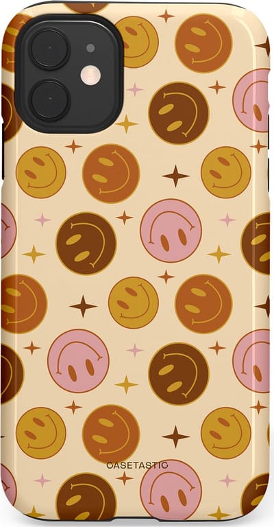 Casetastic Hoesje Geschikt voor Apple iPhone 11 - Stijlvolle Beschermende Duo-layer Case - Geluk