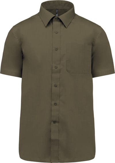 Herenoverhemd 'Ace' korte mouwen merk Kariban Light Khaki maat 4XL