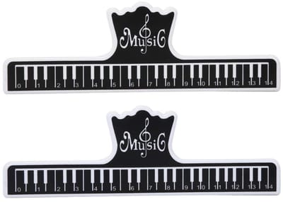 Dailygoody - Muziekboekclip - Muziek zijhouder - Kunststof - Notitieclip - Muziekinstrument accessoires - Geschikt voor alle muziekinstrumenten