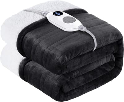 Aura®Infrarood Deken - Elektrische Deken – Warmtedeken - Grijs - 38cm x 33cm x 14cm