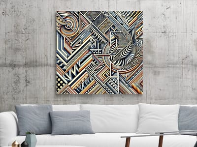 Kunstprint | Wanddecoratie | Dibond | 40 × 40 cm