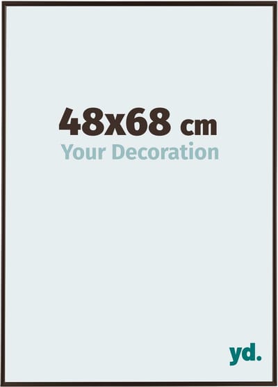 Your Decoration - Fotolijst 48x68 cm - Kunststof - Antraciet - Evry