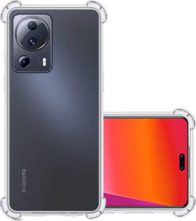 Hoesje - Geschikt voor Xiaomi 13 Lite - Sterk & Shockproof - Siliconen Case - Back Cover - Telefoon Hoes Shock Proof - Transparant