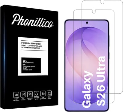 Screenprotector geschikt voor Samsung Galaxy S26 Ultra - 2 stuks Beschermglas van glas Transparante glazen schermbeschermfolie