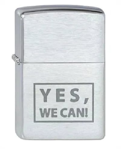 Zippo aansteker Yes, we can.
