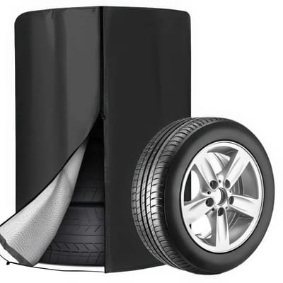 LISM-Autobandhoezen, waterdichte bandenhoezen, geschikt voor banden van 18-22 inch, stof- en UV-bestendig, afmeting 85x120 cm.