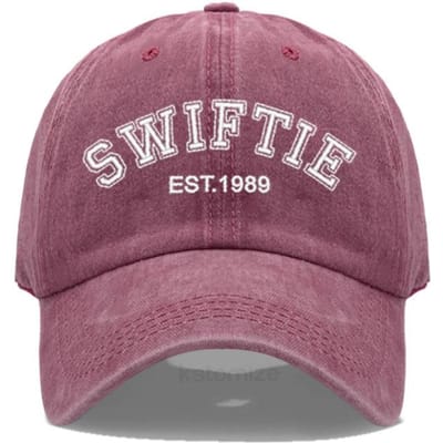 Swiftie 1989 Borduur Baseballpet Voor Mannen Vrouwen Unisex Gewassen Katoen Dad Hat Zon Hoed Cadeau Fans Buiten Sporten Dropshipping Adjustable brown