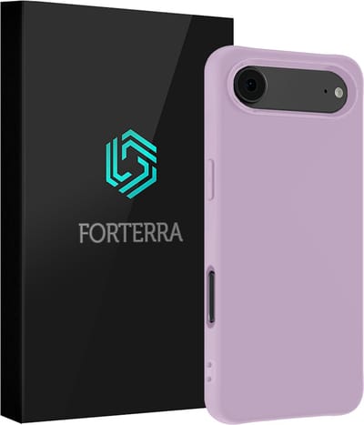 Hoesje Geschikt voor Apple iPhone Air - Sterk & Shockproof - Siliconen Case - Hoes Cover - Lila