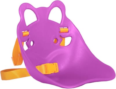 Poppenzitje Fietser - Poppendrager Scooter - Kinderen Buiten Spelen - Met Veilige Klemband - 19 cm Hoog - Paars