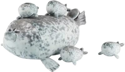 Livano Knuffel - Knuffelbeer - Knuffeldoekje - Groot - Meme - Baby - Zeehond - Stuffed Animal - Plushie - Plush - Dier