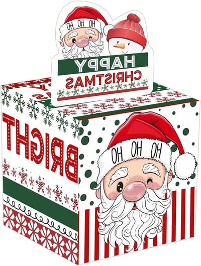 Kerst Spaarpot - Geldhouder Varken - Vrolijk Cadeau Geven - Unieke Pop-up Spoelfunctie - 24 x 12 x 2 cm