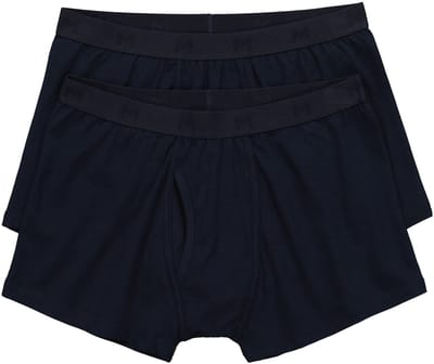 Men Plus - Heren - Heupbroek FLEXLASTIC® buikfit set van 2 onderbroek - Navy blauw - Maat L