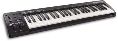M-Audio Keystation 49 MKIII - 49-toetsen USB MIDI-Keyboard Controller met Pitch- / Modulatiewielen, Plug & Play (Mac/PC) Connectiviteit, Gratis Online / App-lessen en Softwareproductiesuite Inbegrepen
