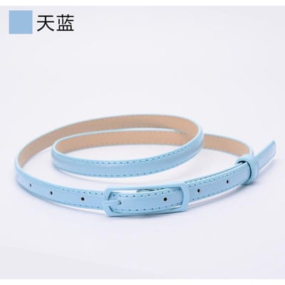 Riem Candy pu Leer Heldere Riem Dames Decoratieve Fijne Lederen Riem 105CM beige