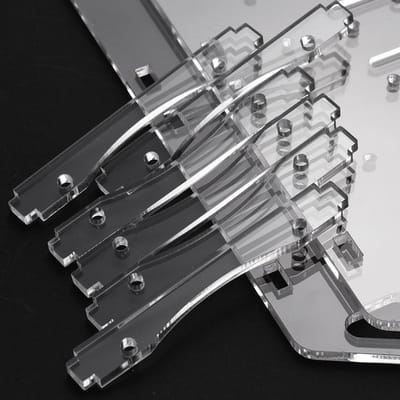 Harde Schijf Rack Harde Schijf Beugel Behuizing 46810 Baai Acryl DIY Koeloplossing voor Meerdere 10Bay gray