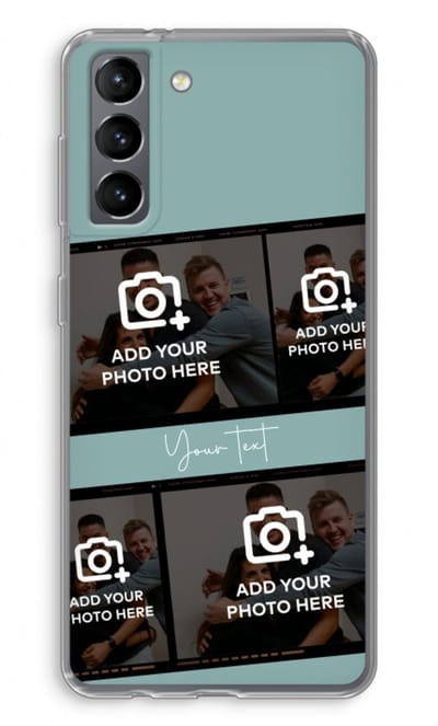Gepersonaliseerd - Case Company® - Hoesje geschikt voor Samsung Galaxy S21 hoesje - Filmrol N°2 - Soft Cover Telefoonhoesje - Bescherming aan alle Kanten en Schermrand