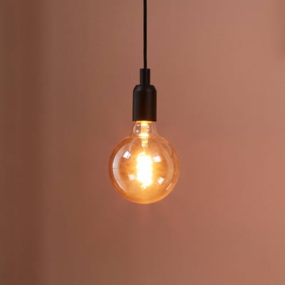 EGLO LED glazen lamp E27 4W amber Ø 12,5 cm
