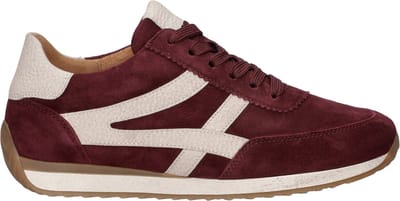 Gabor Sneakers bordeauxrood Suède - Maat 3,5