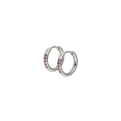 iXXXi Jewelry-Oorring Fuchsia-Zilverkleurig-Dames Oorbellen