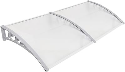 Voordeur Luifel - Afdak Deur - Bescherming Buiten - UV Bestendig - 80 x 240 cm - Wit