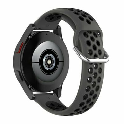 By Qubix - Siliconen sportbandje met gesp - Zwart - Geschikt voor Xiaomi Redmi Watch 5 Active / Redmi Watch 5 Lite