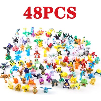 144 Stijl Pokemon Figuur Speelgoed Anime Pikachu Actiefiguur Model Sier Decoratie Verzamelen Speelgoed Ontworpen Voor Kerstcadeau Voor Kinderen