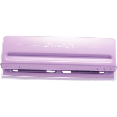 Verstelbare 6-gaats desktop perforator voor A4 A5 A6 B7 Zuivelplanner Organizer Zes-ringband met capaciteit voor 6 vellen