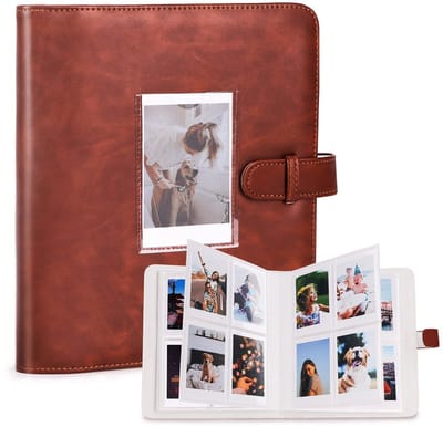 Dailygoods- Fotoalbum 272+1 Tas Voor Instax 3 Inch Film - Compatibel Met Fujifilm Instax Mini 11/90/70 - Fotoalbum Voor Kodak Instant Printer - Fotoboek Voor Herinneringen - Stijlvol En Beschermend - Leuk Cadeau Voor Feestdagen