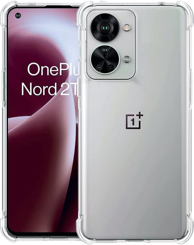 Hoesje geschikt voor OnePlus Nord 2T - Clear Anti Shock Hybrid Armor Case Siliconen Back Cover Hoes Transparant