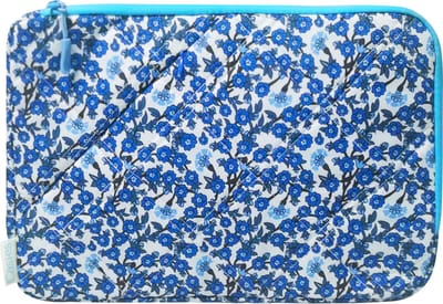 Casies Puffy flower laptop sleeve / hoes - 13 inch - Puffy laptophoes - case - Geschikt voor o.a. Macbook Air / Pro