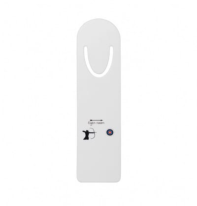 Hacebo® - Boogschieten met naam metalen boekenlegger - Sport - Boogschieters - Cadeau - Verjaardag - Geschenk - Gepersonaliseerde Jongens en meisjes Bladwijzer boekenleggers - 12.7 cm x 3.2cm