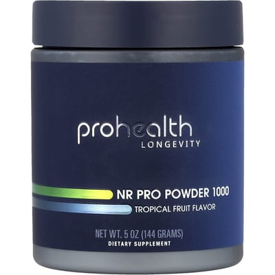 ProHealth Longevity, Poudre NR Pro 1000, Fruits Tropicaux, 144g (5 onces)