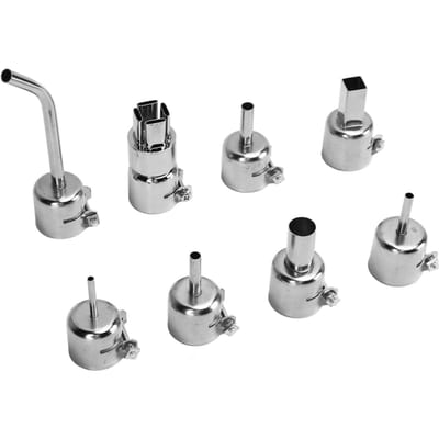 8 STKS Hete Luchtpistool Mondstuk Zinklegering Ontsolderen Mondstuk Assortiment Soldeerstation Reparatiegereedschap