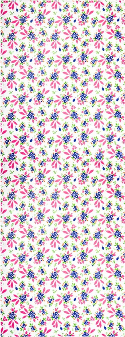 Kitsch Kitchen runner Mercado de Flores blauw