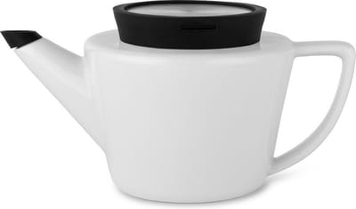 Viva Scandinavia - Koffie & Thee Infusion Theepot - Porselein - 0,5 l - Zwart