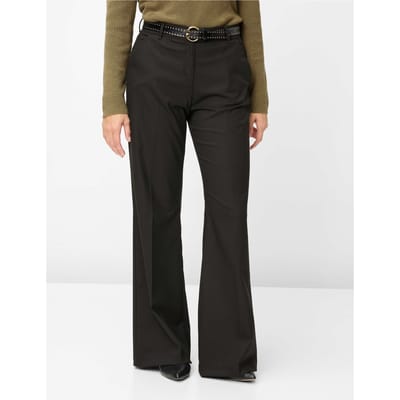 Brax Dames Palazzobroek  Style MAINE, zwart, maat 38