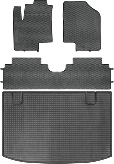 Max-Dywanik RIGUM + Geyer Serie - Auto Accessoire Set - Hyundai ix20 2010-2019 - Boven- en Onderbaggage