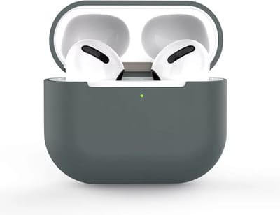 AirPods 3 Hoesje Silicone Case - AirPods 3 Case Siliconen Hoes - AirPods 3 Hoes Cover - Donker Groen