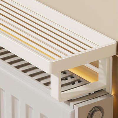 Zwevende Plank - Radiator Plank - Extra Opbergruimte - Installatie Zonder Gat - 60 cm - Wit