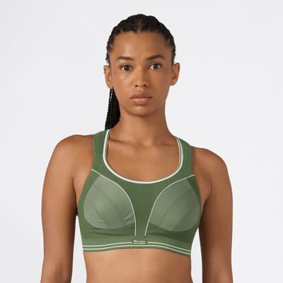 Shock Absorber Ultimate Run Bra - Bronze Green - 70F