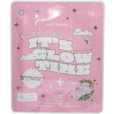 Kara Beauty - It's Glow Time Glitter Hydrogel Mask Sheet - 2 Types Hydrating - 25g