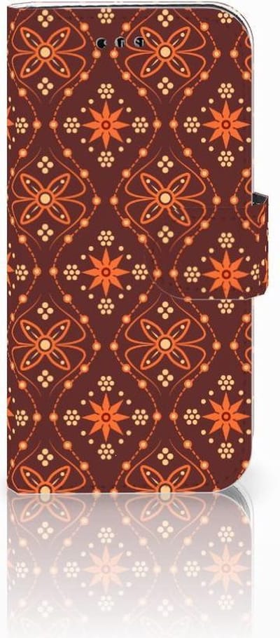 Samsung Galaxy A3 2017 Telefoon Hoesje Batik Brown