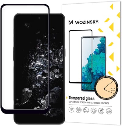 Wozinsky 9H Serie - Gehard Glas Screenprotector - Voor OnePlus 10T - Volledige Lijm - Zwarte Rand