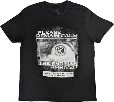 Bring Me The Horizon - Remain Calm FP Heren T-shirt - S - Zwart