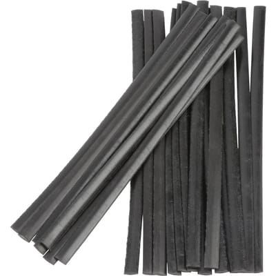 20 Pièces Baguettes de Soudure Plastique TPO TEO & PP pour Pare-chocs de Voiture, Kayaks, Pistolet à Souder Plastique noir