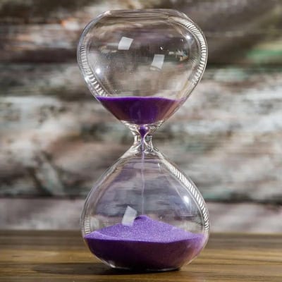 5/10/15/30/60 Minuten Zandloper Zandloper Tijdmanagementtool Creatieve Glazen Zandloper Ornamenten Bureau Thuis Decoratief Speelgoed 5min