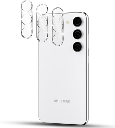 3-Pack Camera Lens Protector voor Samsung Galaxy S24/S23/S23+ - 9H Ultra Dunne Tempered Glass, Anti-Scratch, Case Vriendelijk en Transparant Bescherming