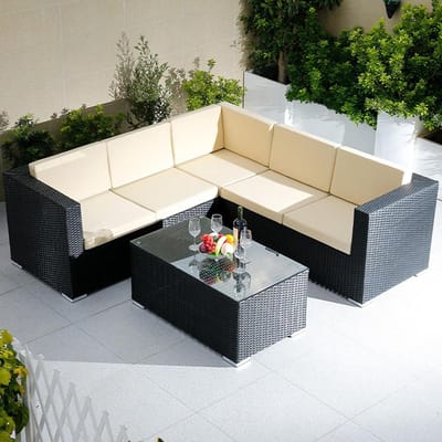 Waterdicht Buitenkussen - Zitkussen Bank - Terras Ontspanning - Antislip Onderkant - 170 x 35 cm - Beige