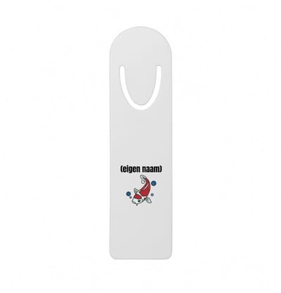 Hacebo® - vis met eigen naam metalen boekenlegger - Vis - vissen liefhebbers - iemand die houdt van vissen - verjaardag - cadeau - kado Bladwijzer boekenleggers - 12.7 cm x 3.2cm