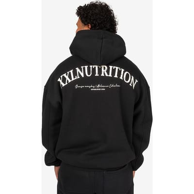 XXL Sportswear Athleisure Hoodie - Black Zwart L